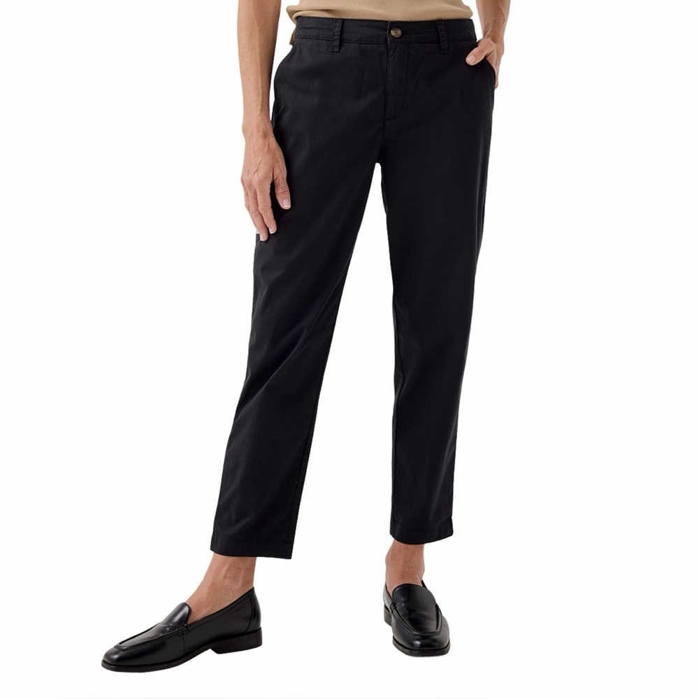 Pact Organic Cotton Boulevard Brushed Twill Chino Pants Black S